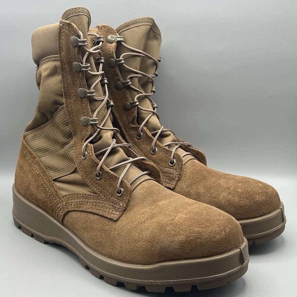 Belleville Vibram Desert Combat Military Steel Toe Boots - Men's Size 11 R NEW
